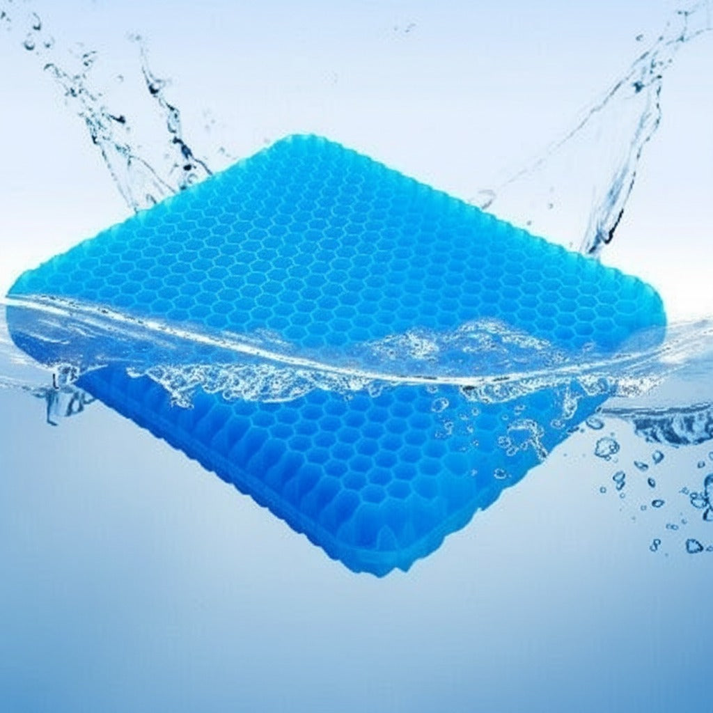 GelComfort™ Pro - Cojín Ergonómico de Gel con Estructura de Panal para Alivio de Presión