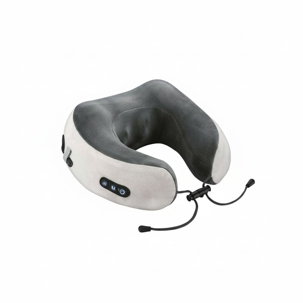 CerviRelieve™ - Masajeador de Cuello Profesional con Calor y Rotación 360°