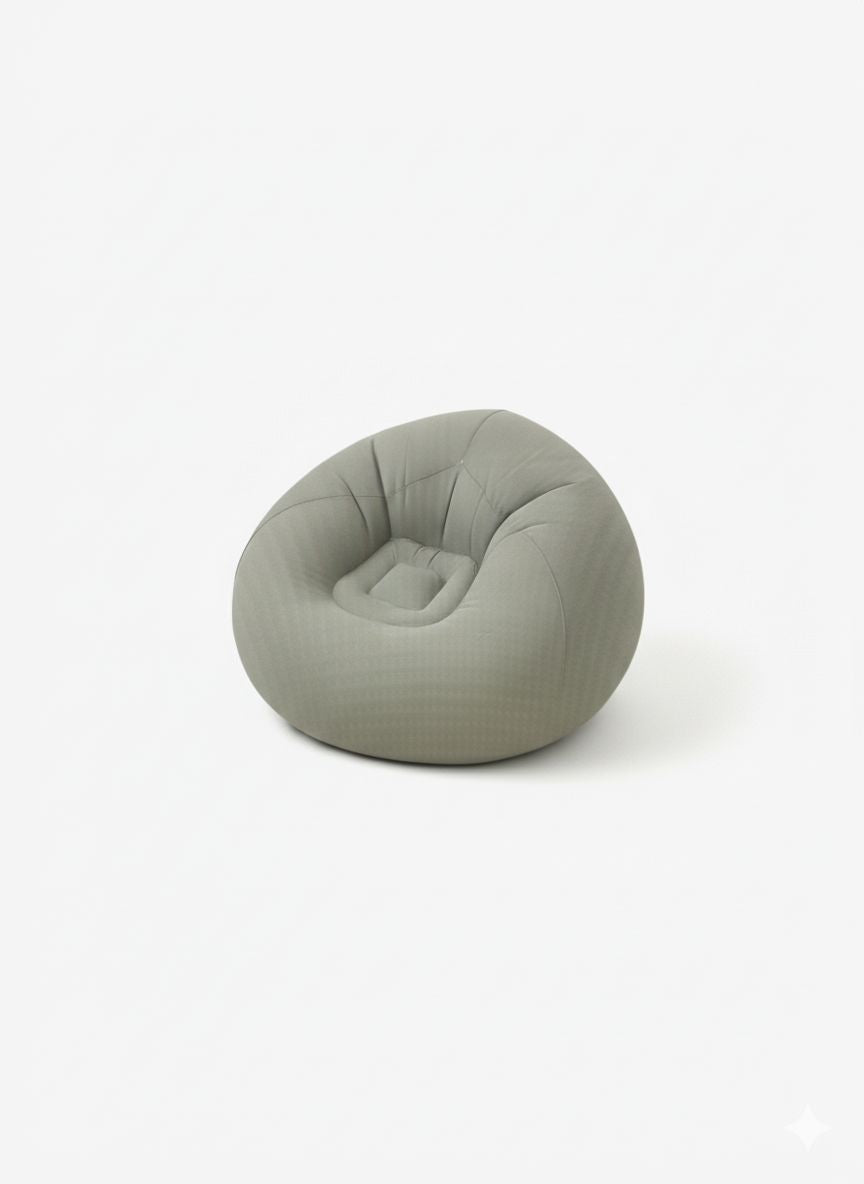CloudSeat™ - Sofá Inflable Ergonómico con Acabado en Terciopelo Premium