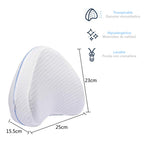 SleepAlign™ Duo - Almohadas Ortopédicas para Piernas y Alineación Lumbar(Pack de 2 almohadas)