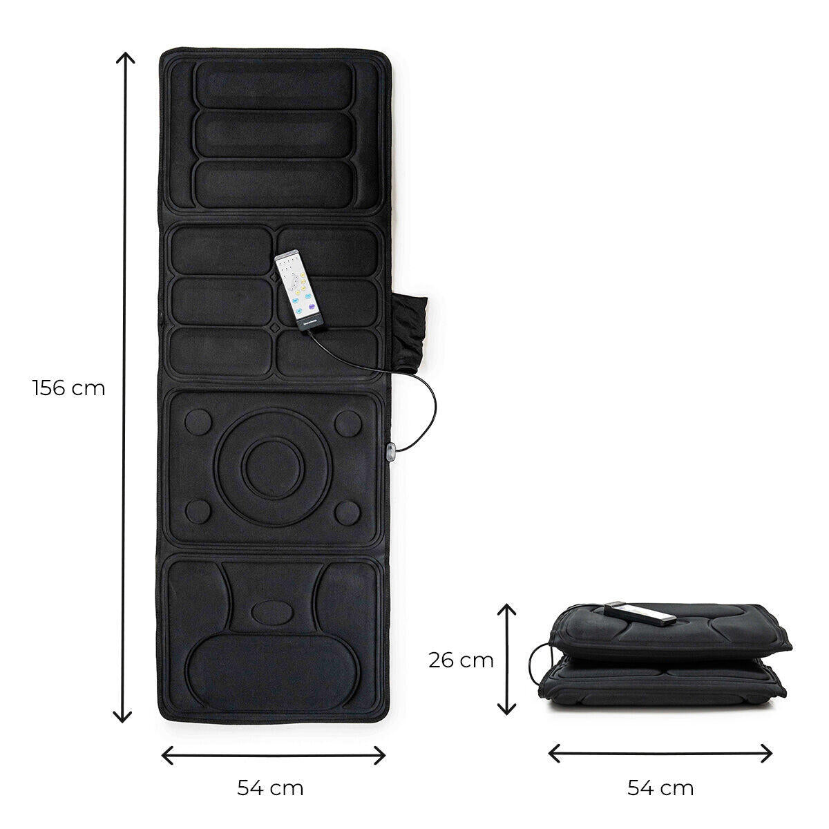 ZenMat™ 10-Motor - Colchón de Masaje Integral con Terapia de Calor