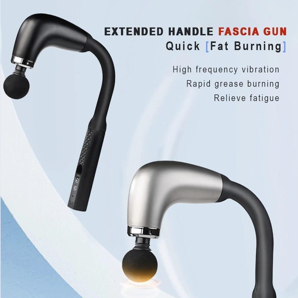 FlexReach™ - Masajeador Muscular de Percusión con Mango Extendido
