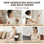 NeckRelief 5D™ - Masajeador Cervical de Amasado Profundo y Calor Térmico