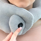 CloudRest™ Travel - Cojín Cervical Masajeador de Fibra Polar con Vibración Relajante