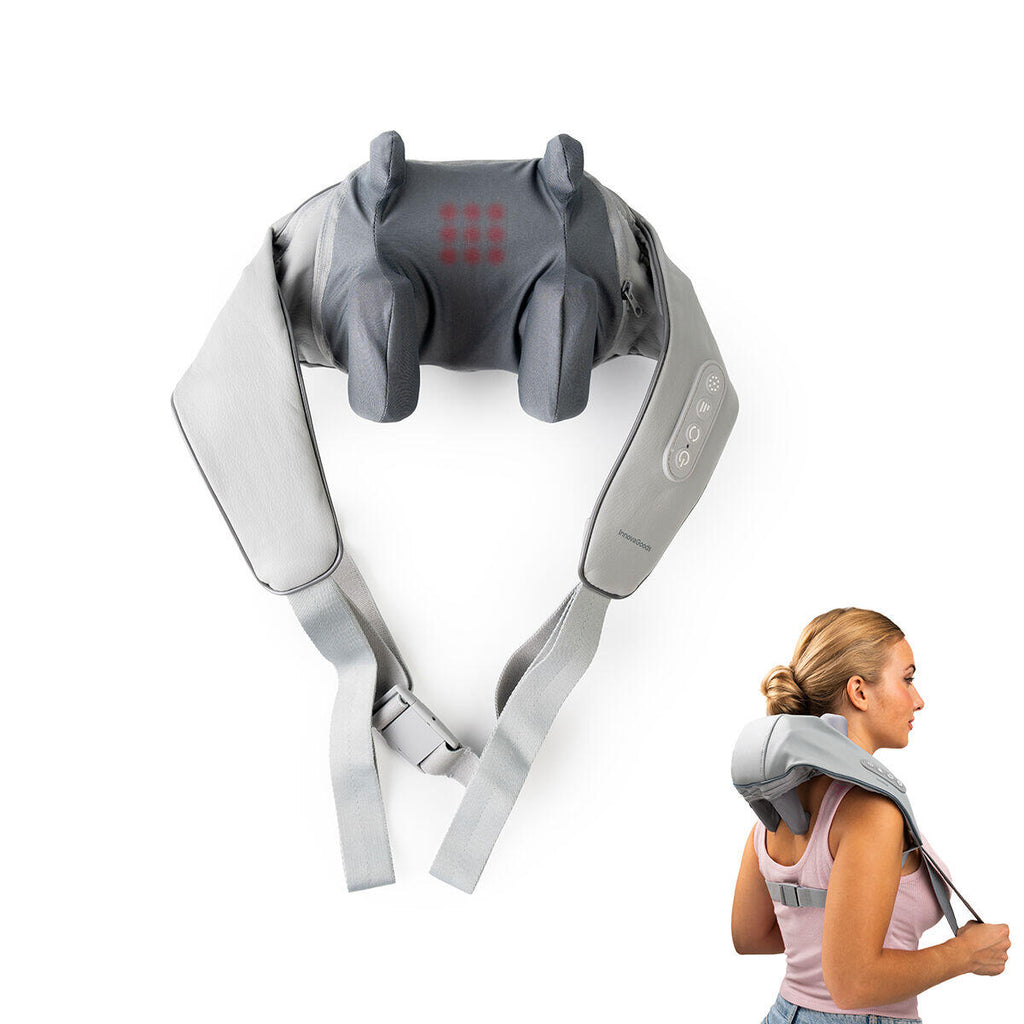 CerviRelax™ 6D - Masajeador Pro de Cuello y Espalda con Simulación Manual