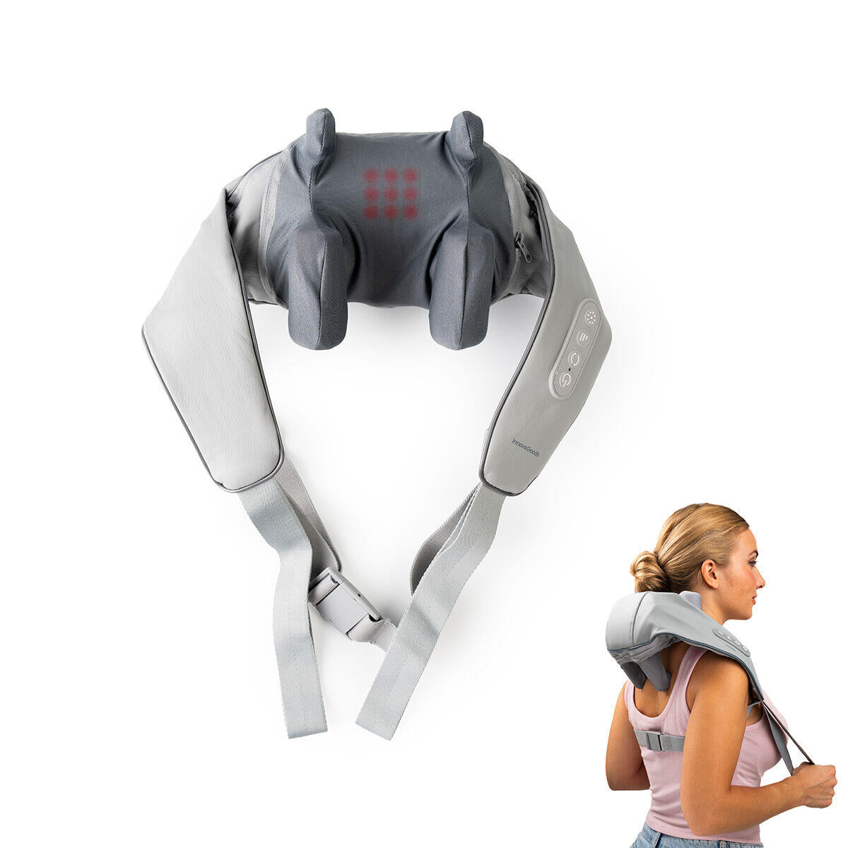 CerviRelax™ 6D - Masajeador Pro de Cuello y Espalda con Simulación Manual