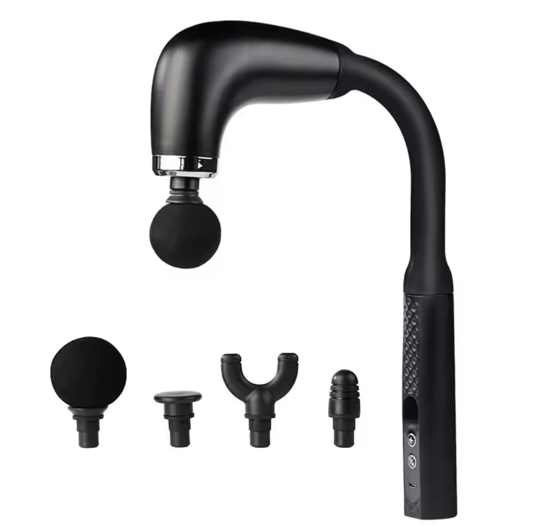 FlexReach™ - Masajeador Muscular de Percusión con Mango Extendido