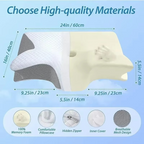 SleepRestore™ Ergonomic - Almohada Cervical Ortopédica de Espuma Viscoelástica